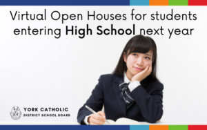 Virtual Open Houses to be held for students entering High School next year