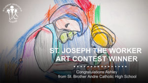 YCDSB Celebrates Student Artist Behind St. Joseph the Worker Prayer Card