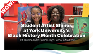 Student Artist Shines at York University's Black History Month Celebration