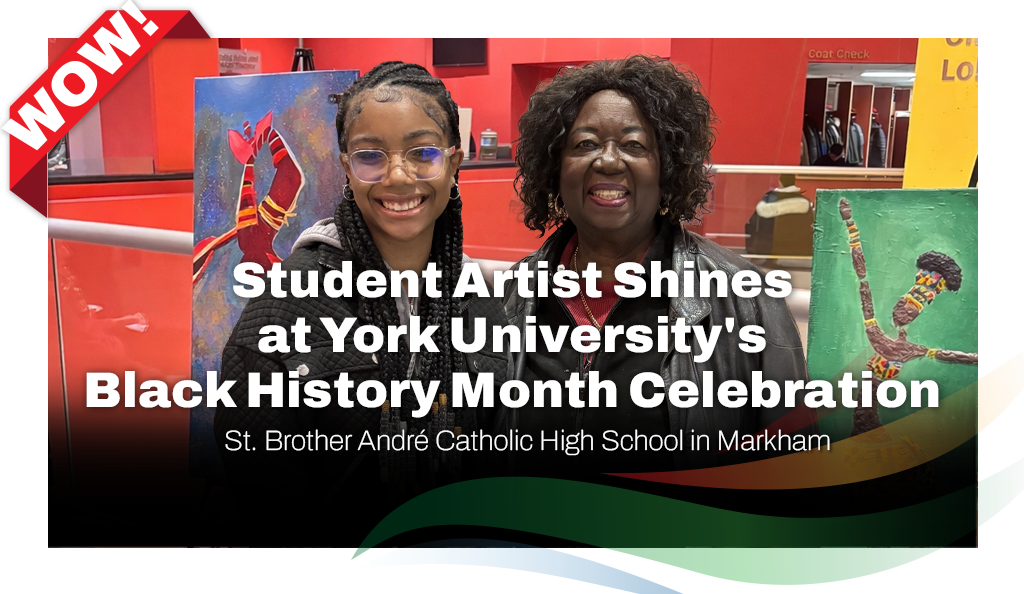 Student Artist Shines at York University's Black History Month Celebration
